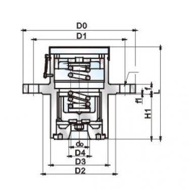 A411F型工業冷凍安全閥